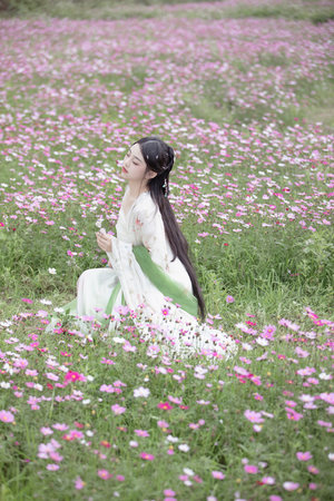 天降女子樱花